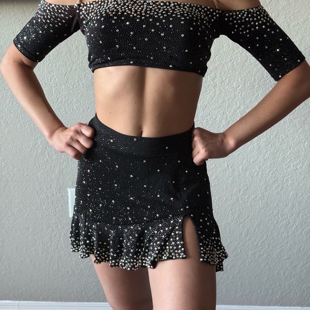 Ballroom Latin Dancing Two Piece Costume